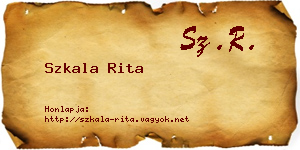 Szkala Rita névjegykártya